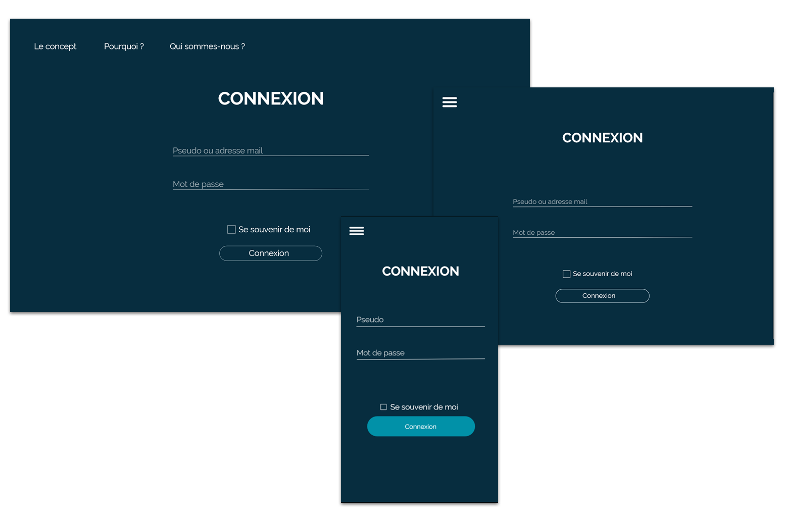maquette landing page movenmeet