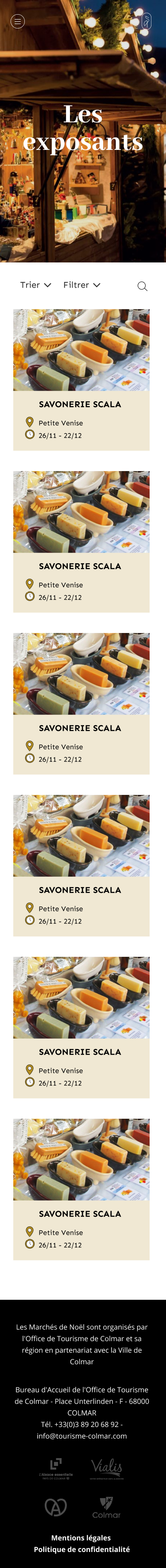 maquette marché noël colmar accueil