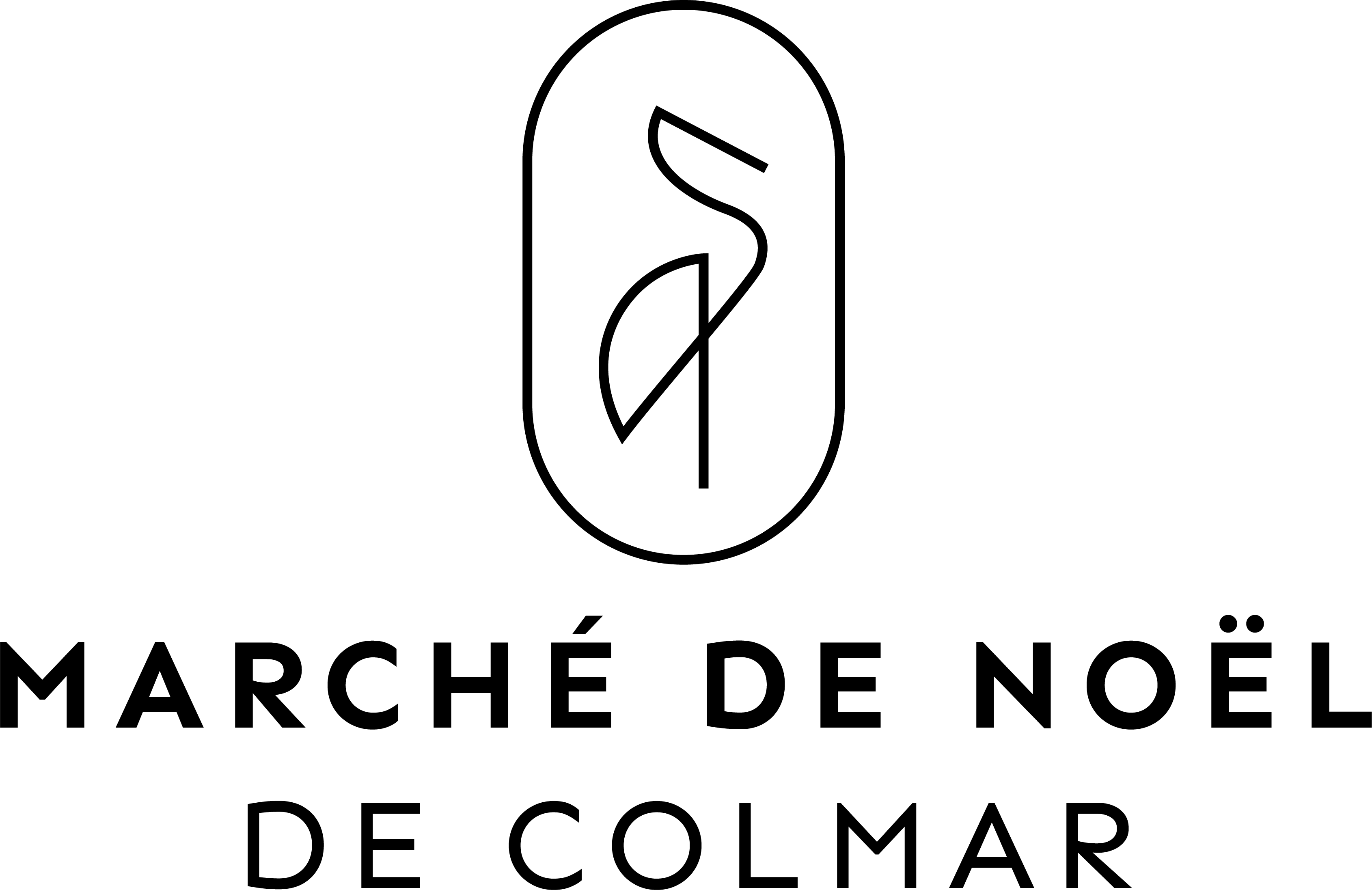 logo marché de noel colmar refonte