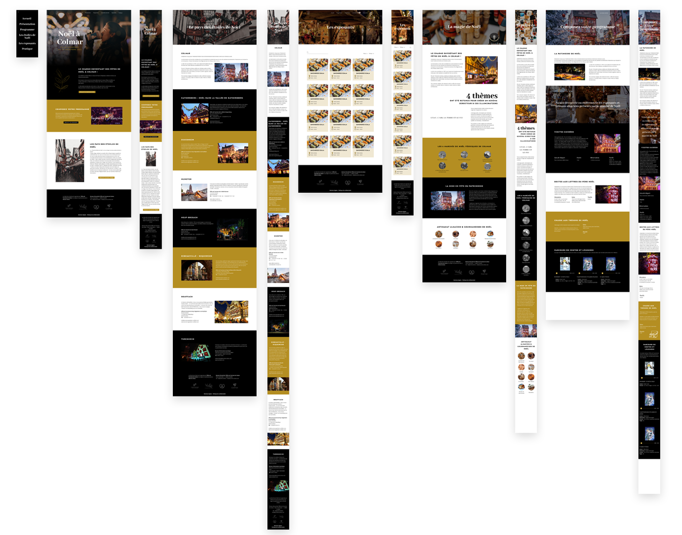 maquette refonte site marché noël colmar