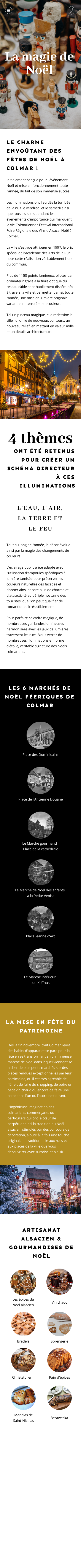 maquette marché noël colmar présentation