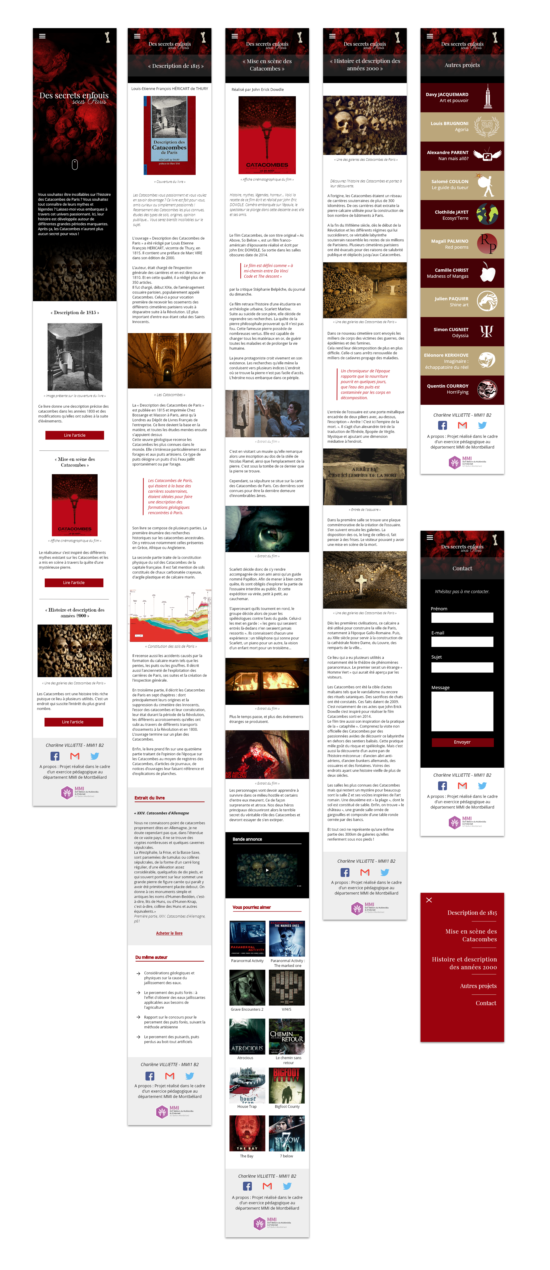 maquette des secrets enfouis sous paris