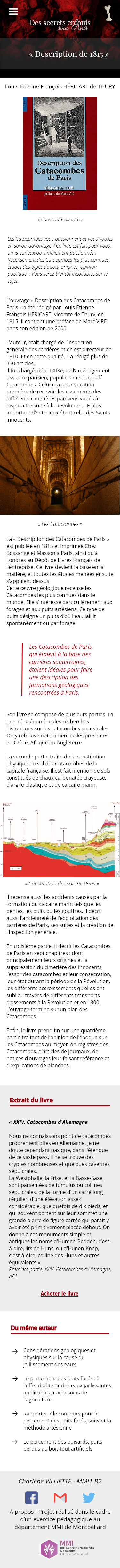 maquette des secrets enfouis sous paris